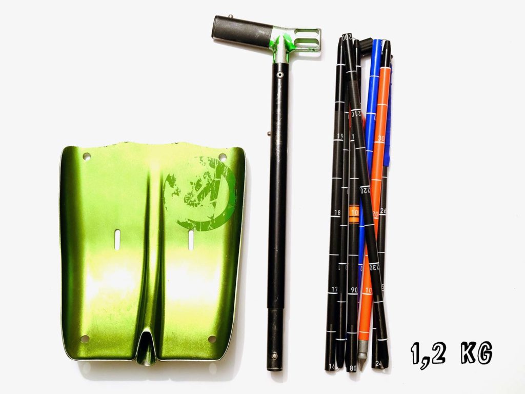 Abb.8: Packliste: Sonde und Schaufel © Peter Plattner - argonaut.pro | ÖKAS Abb.8: Packliste: Sonde und Schaufel © Peter Plattner - argonaut.pro | ÖKAS