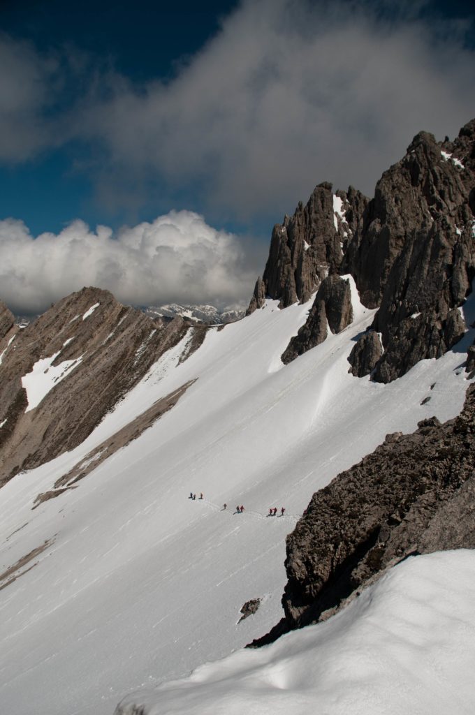 Schneefeldquerung © Andreas Würtele Schneefeldquerung © Andreas Würtele