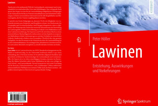 Cover Lawinenbuch Höller