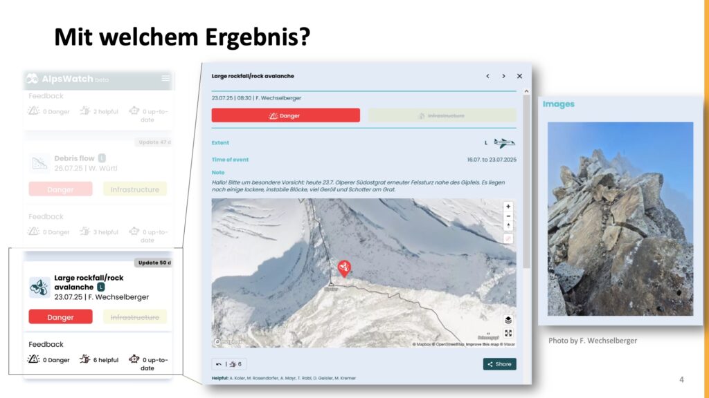 AlpsWatch-Folie 4, Alpinforum 2025 AlpsWatch-Folie 4, Alpinforum 2025