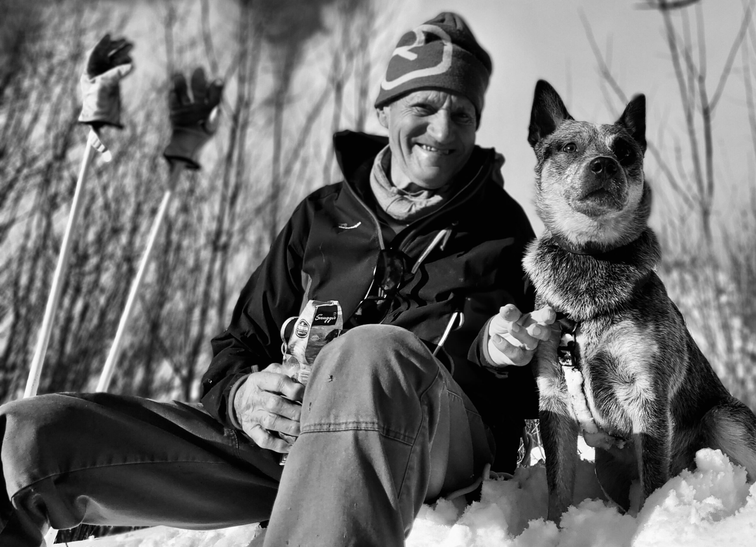 Klaus Hoi und Hund Fritzi - argonaut.pro